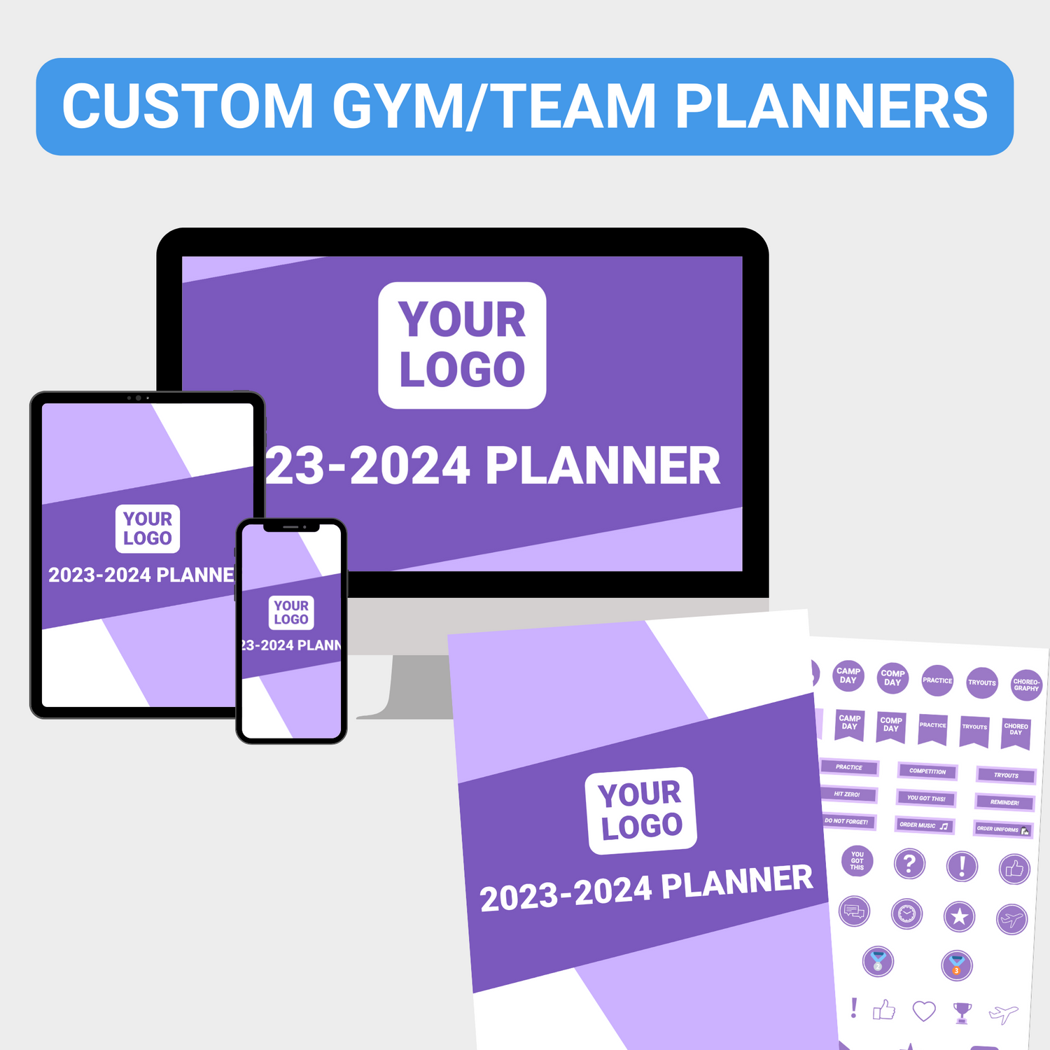 Custom gym/team planners